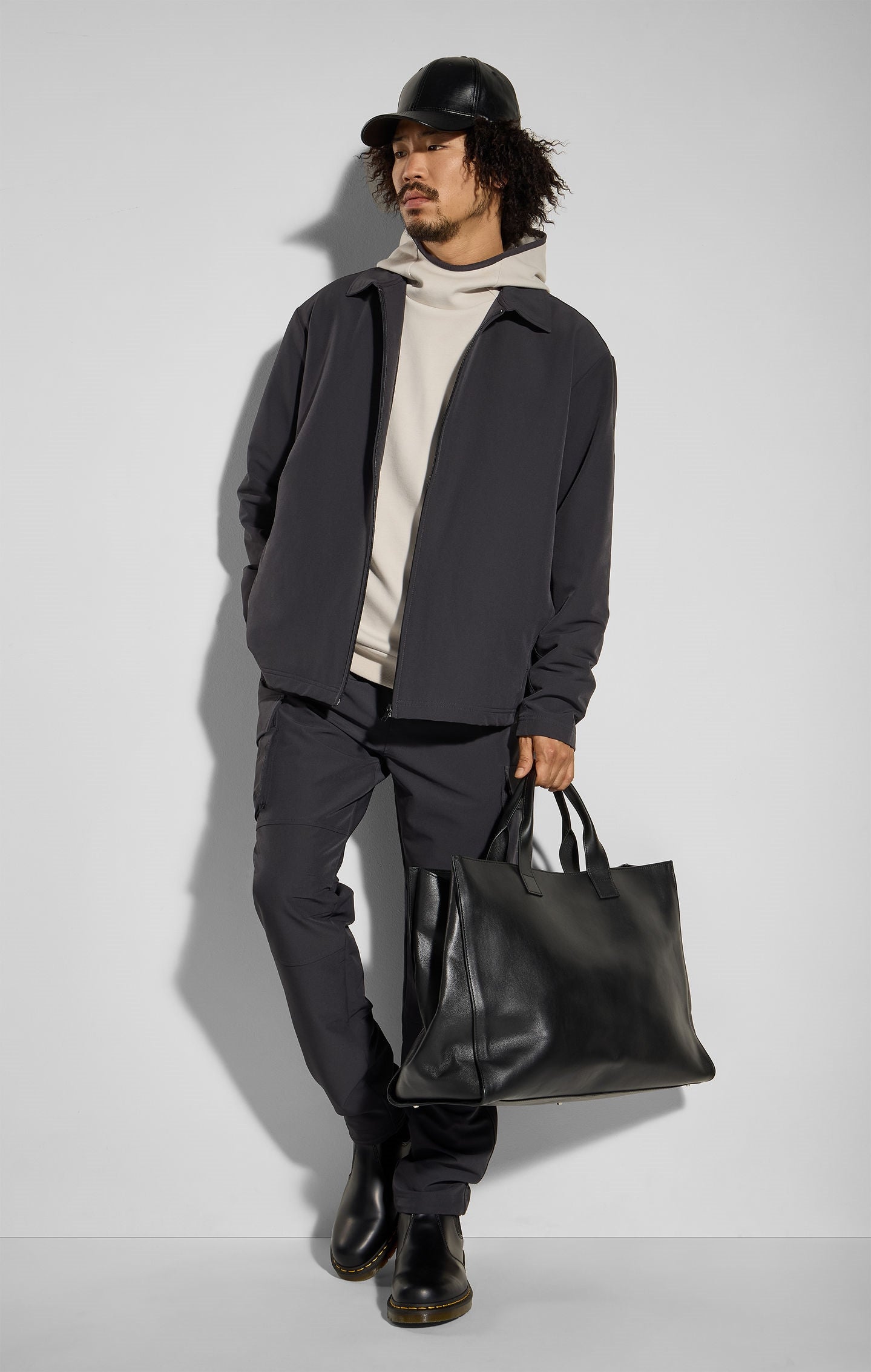 Men's Long-Sleeve Shirt With Zip