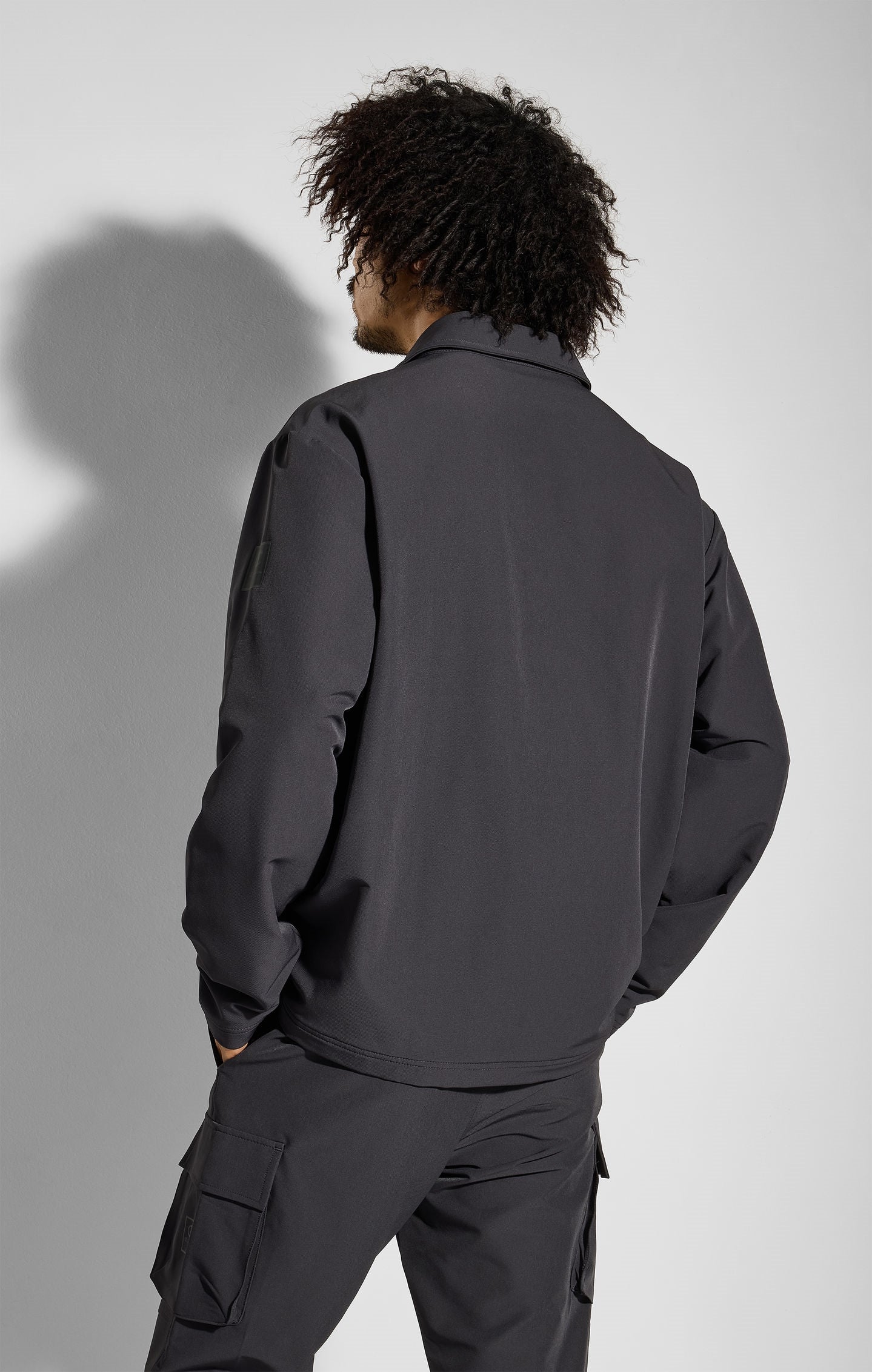 Men's Long-Sleeve Shirt With Zip