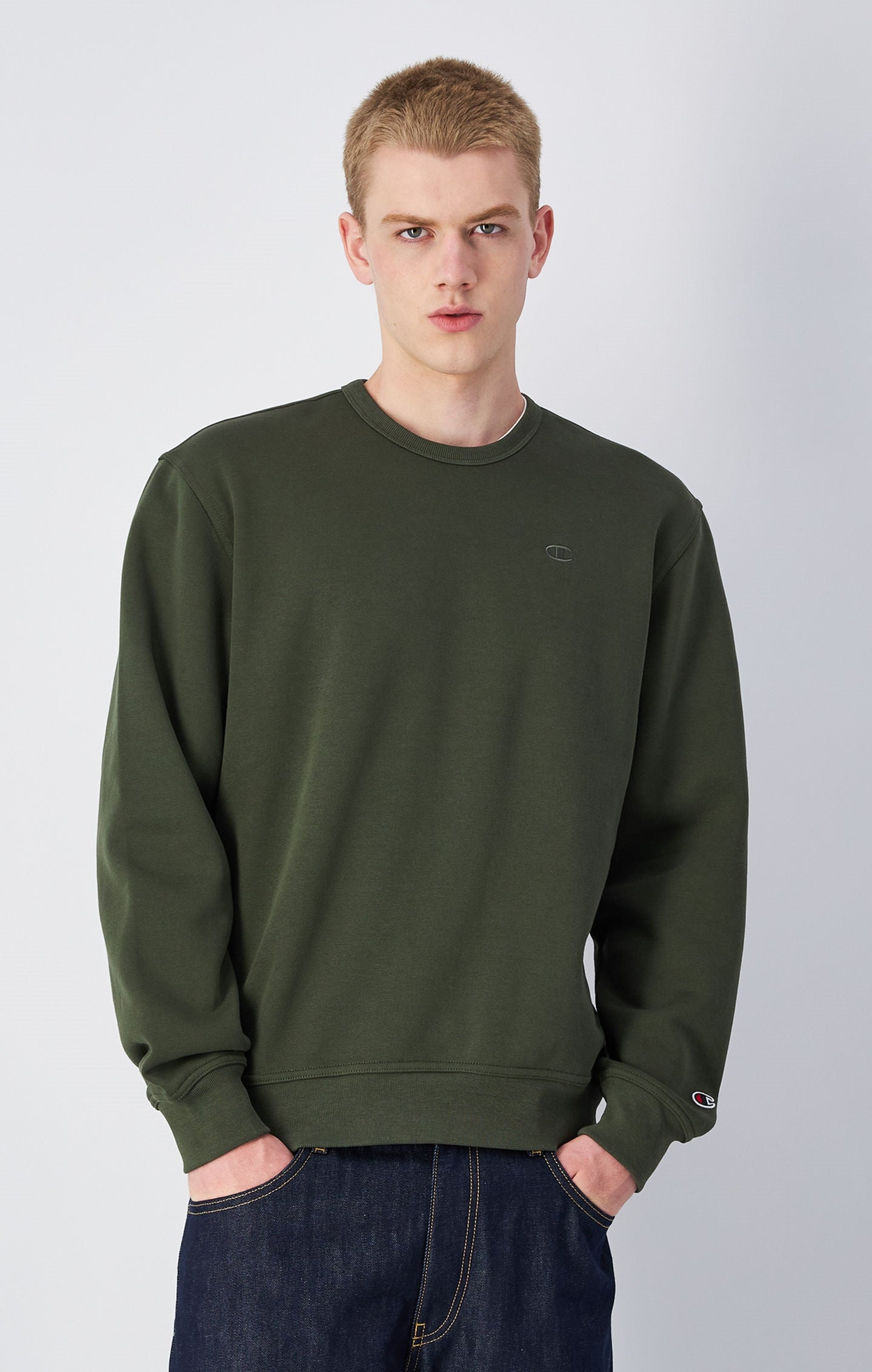 Tonal C Logo Fleece Sweatshirt