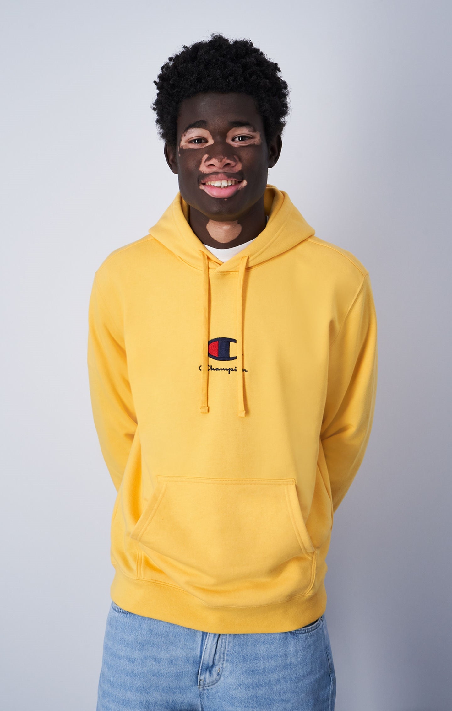 New Champion Logo Hoodie