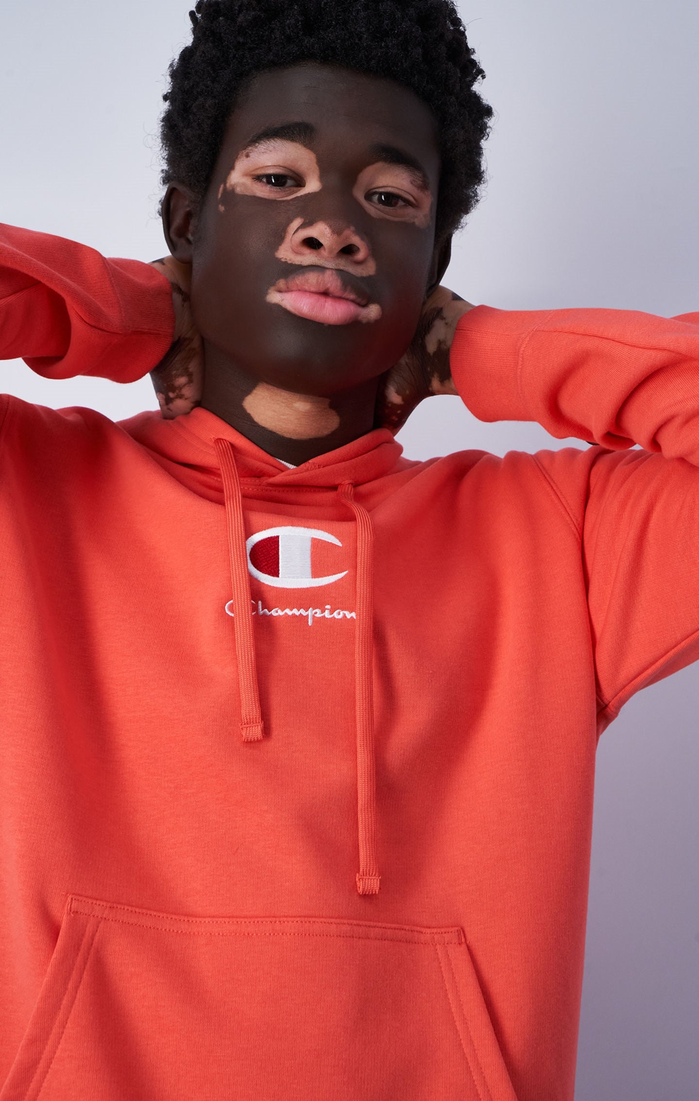 New Champion Logo Hoodie
