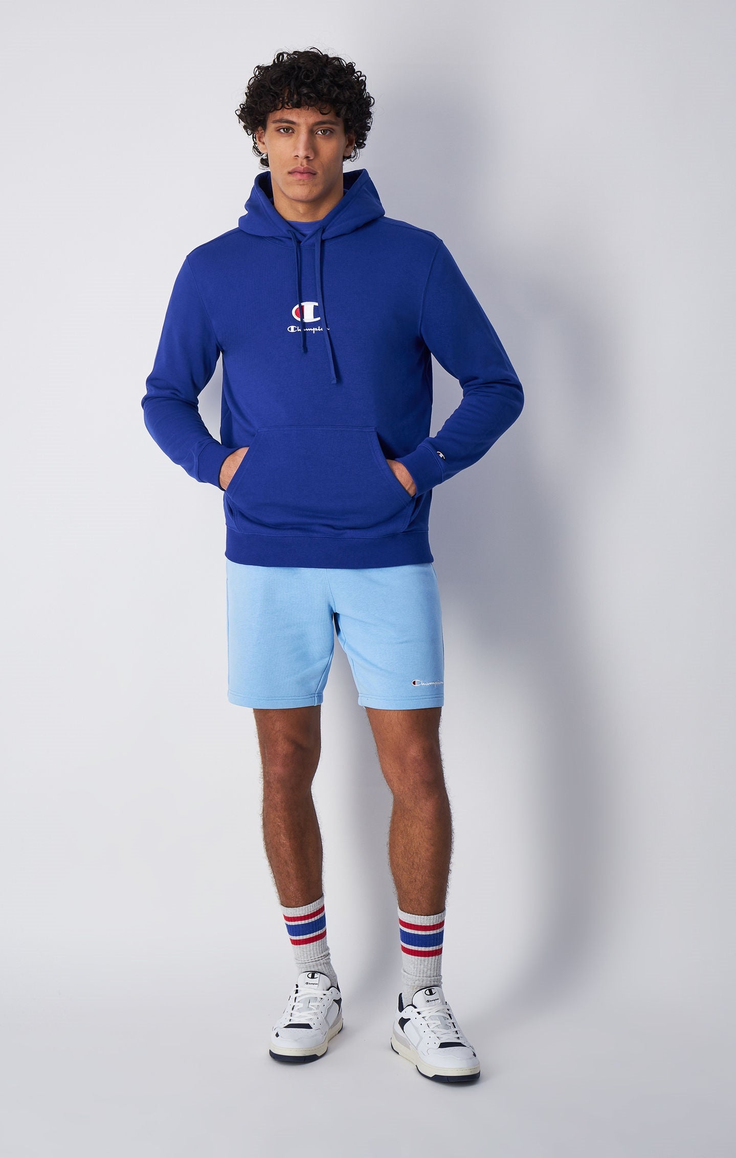 New Champion Logo Hoodie