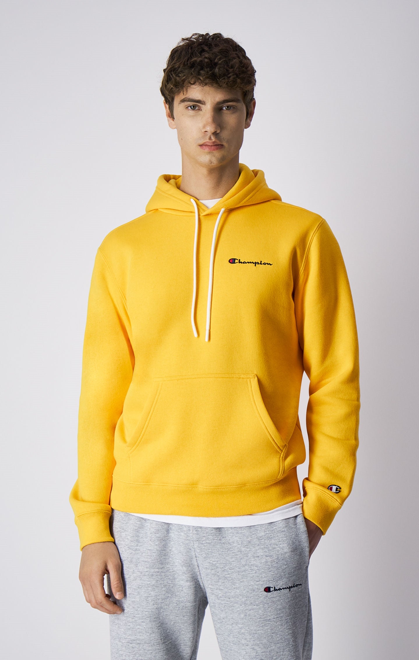 Small Script Logo Fleece Hoodie