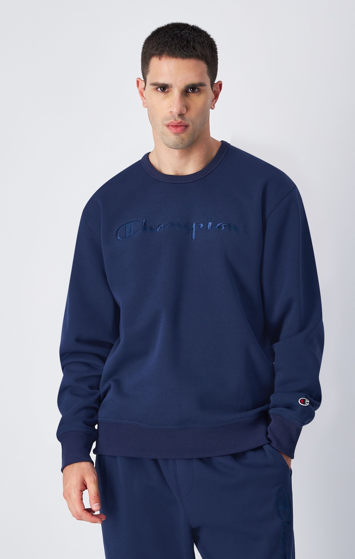 Tonal Big Logo Fleece Sweatshirt