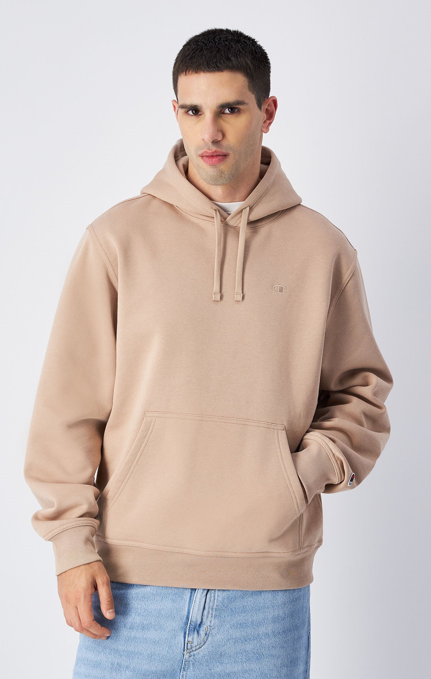 Tonal Logo Fleece Hoodie