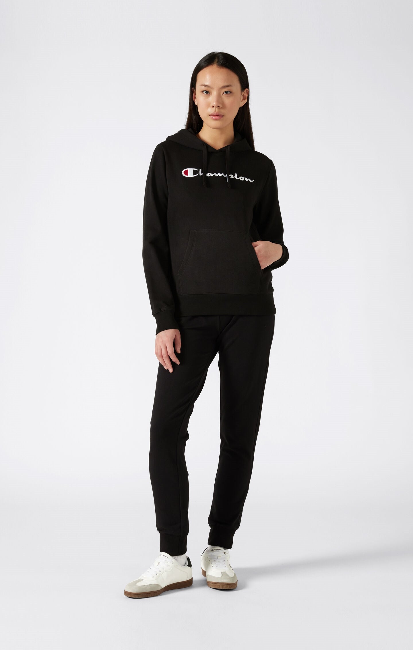 Women's Lightweight Slim Fit Hoodie with Large Logo