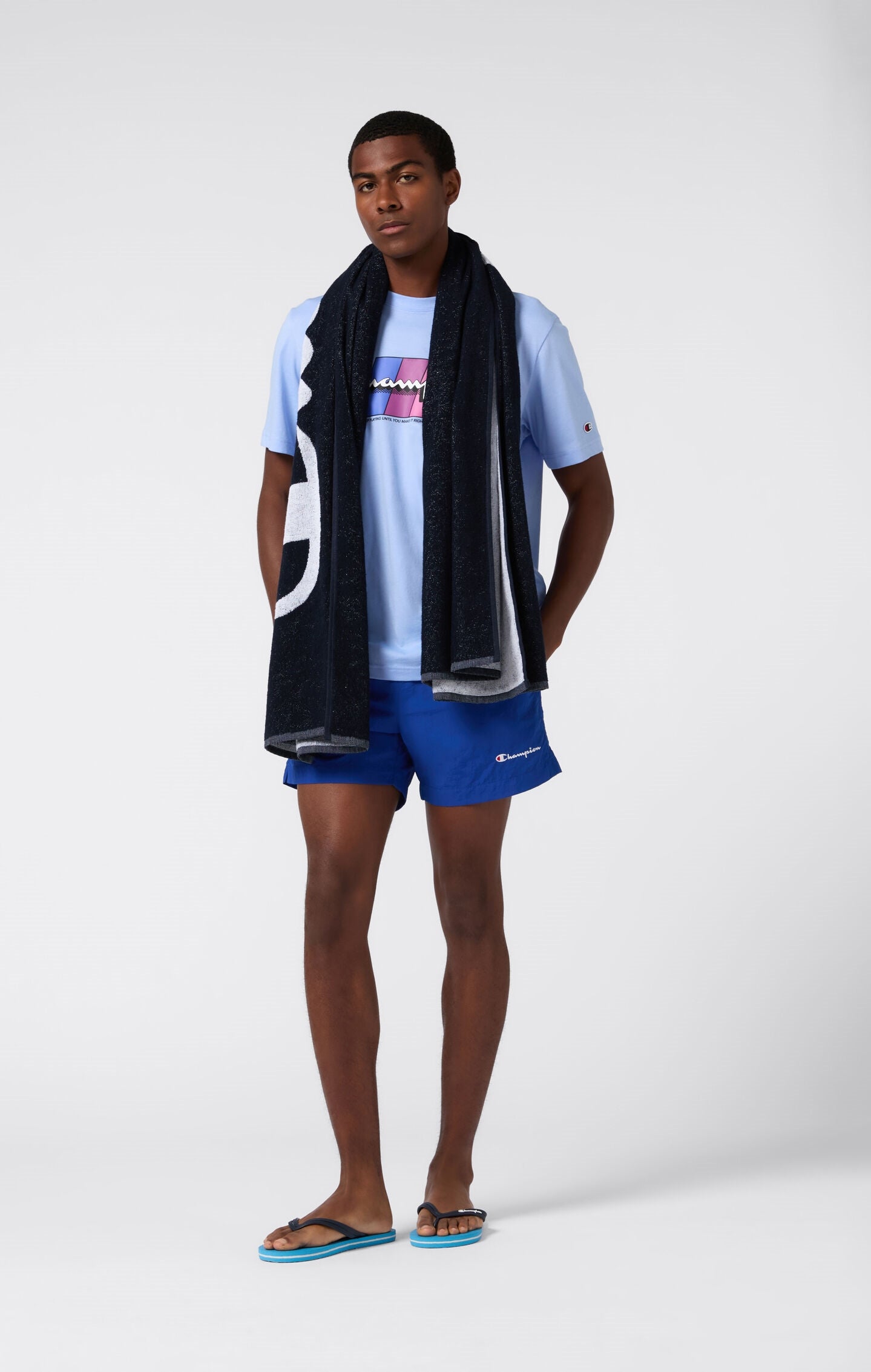 Small Logo Beach Shorts