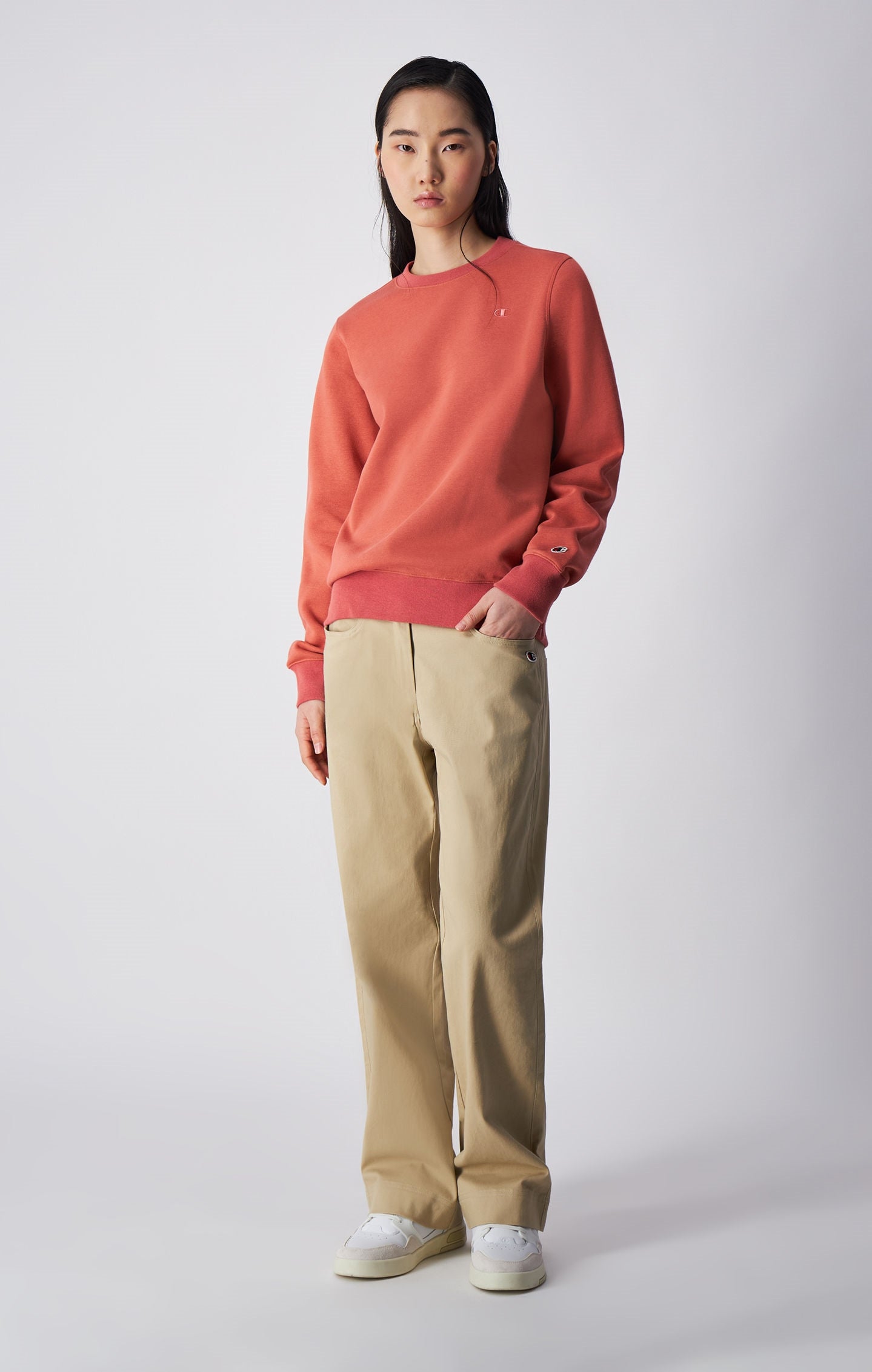 Straight Leg 5-Pocket Trousers