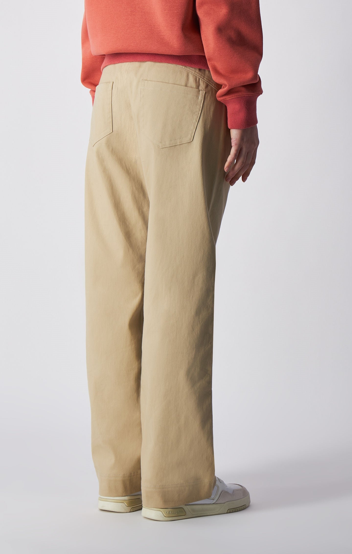 Straight Leg 5-Pocket Trousers