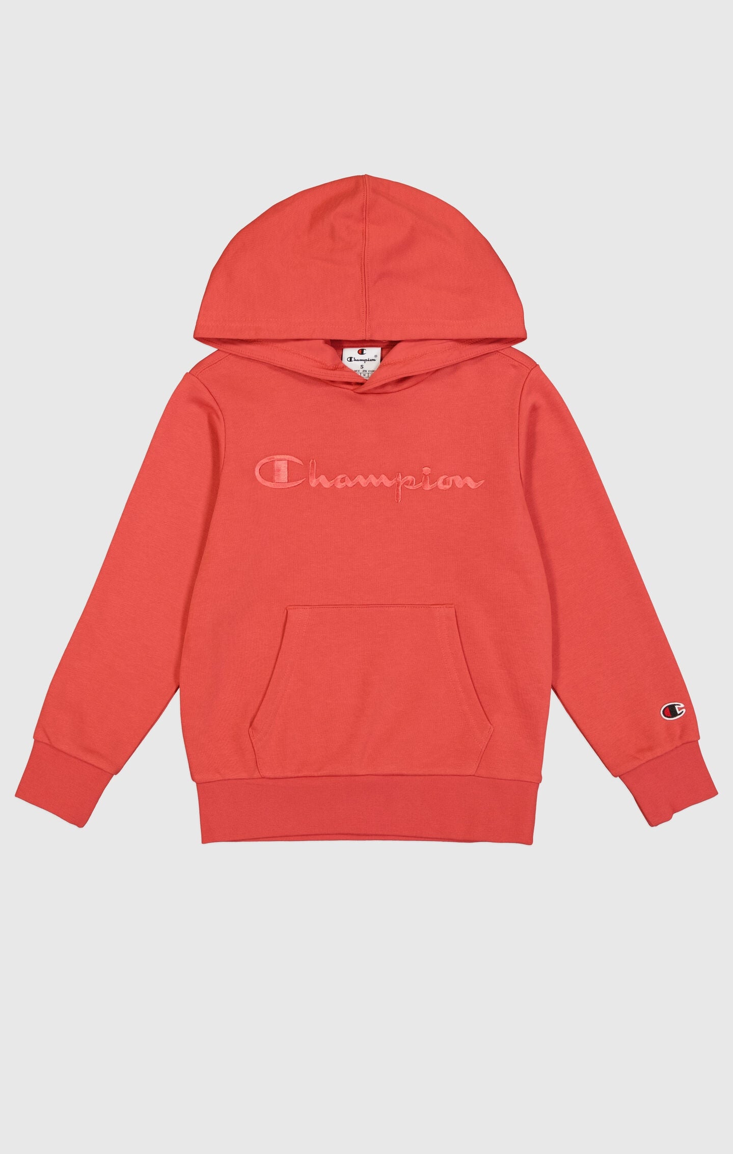 Boys' Ultra-Lightweight French Terry Hoodie with Tone-on-Tone Logo