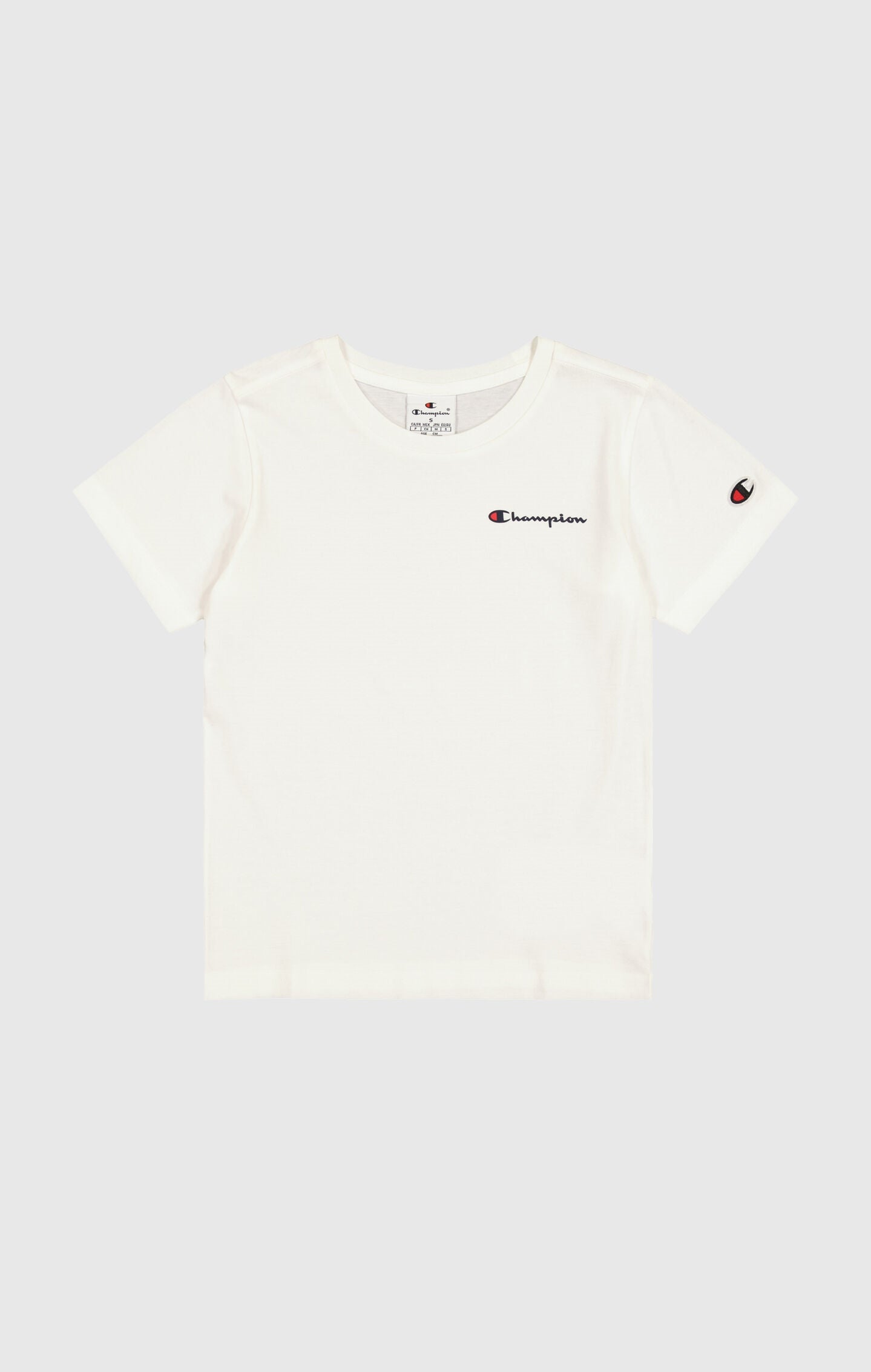 Boy's Light Short Sleeve T-shirt with Small Logo
