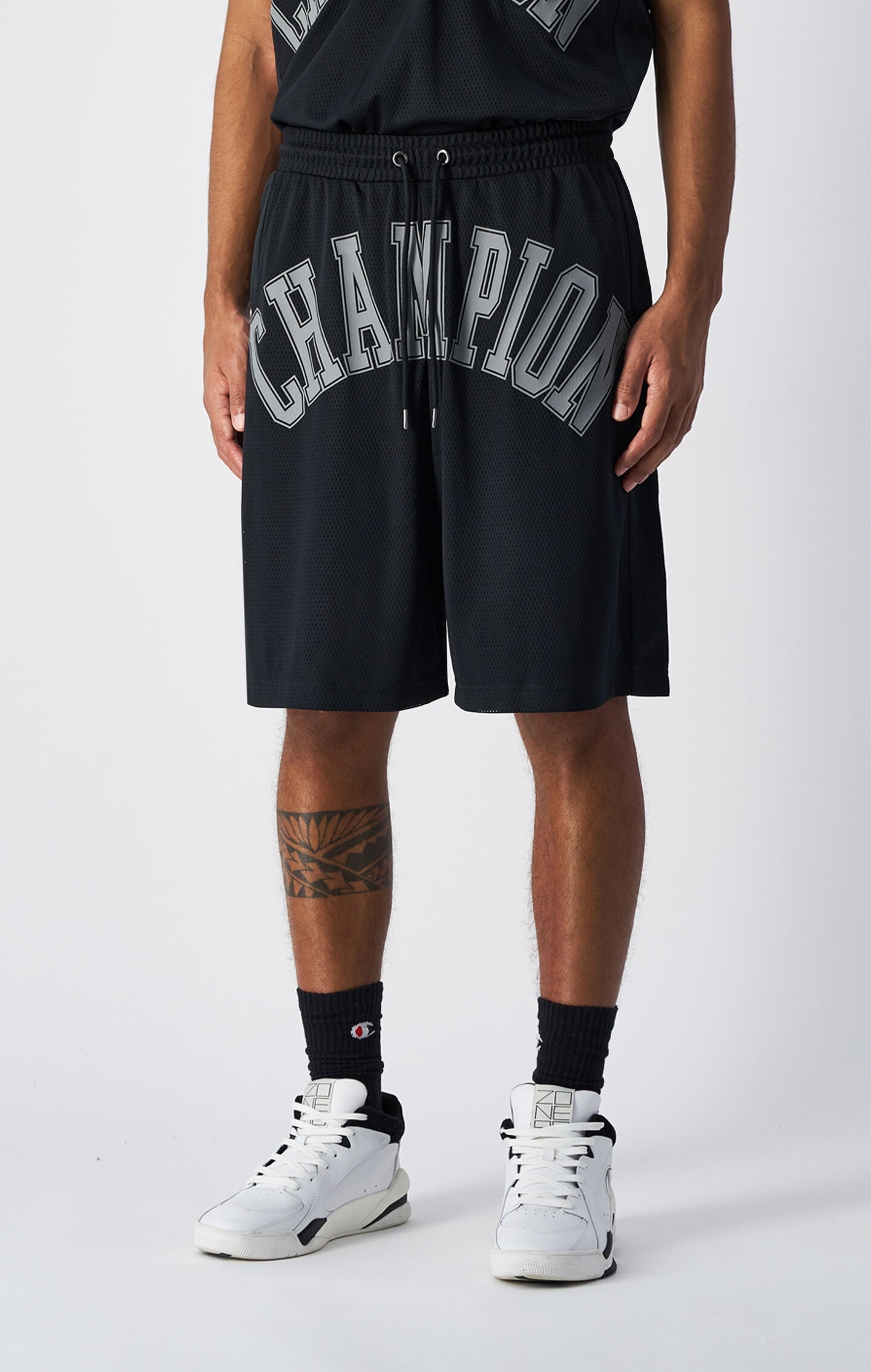 Men's Loose Fit Mesh Bermuda Shorts