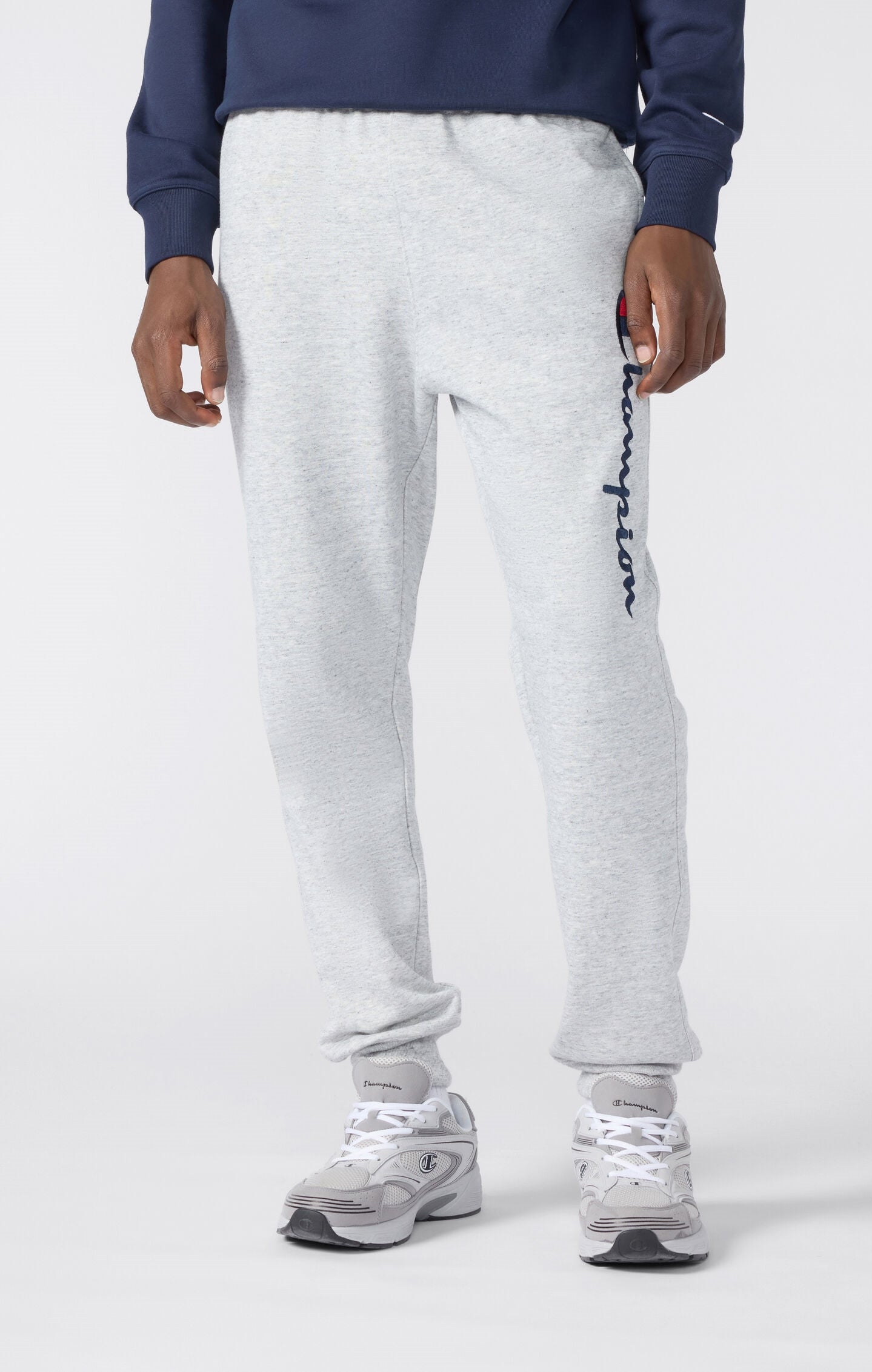Men's Lightweight Jogger Sweatpants with Large Logo