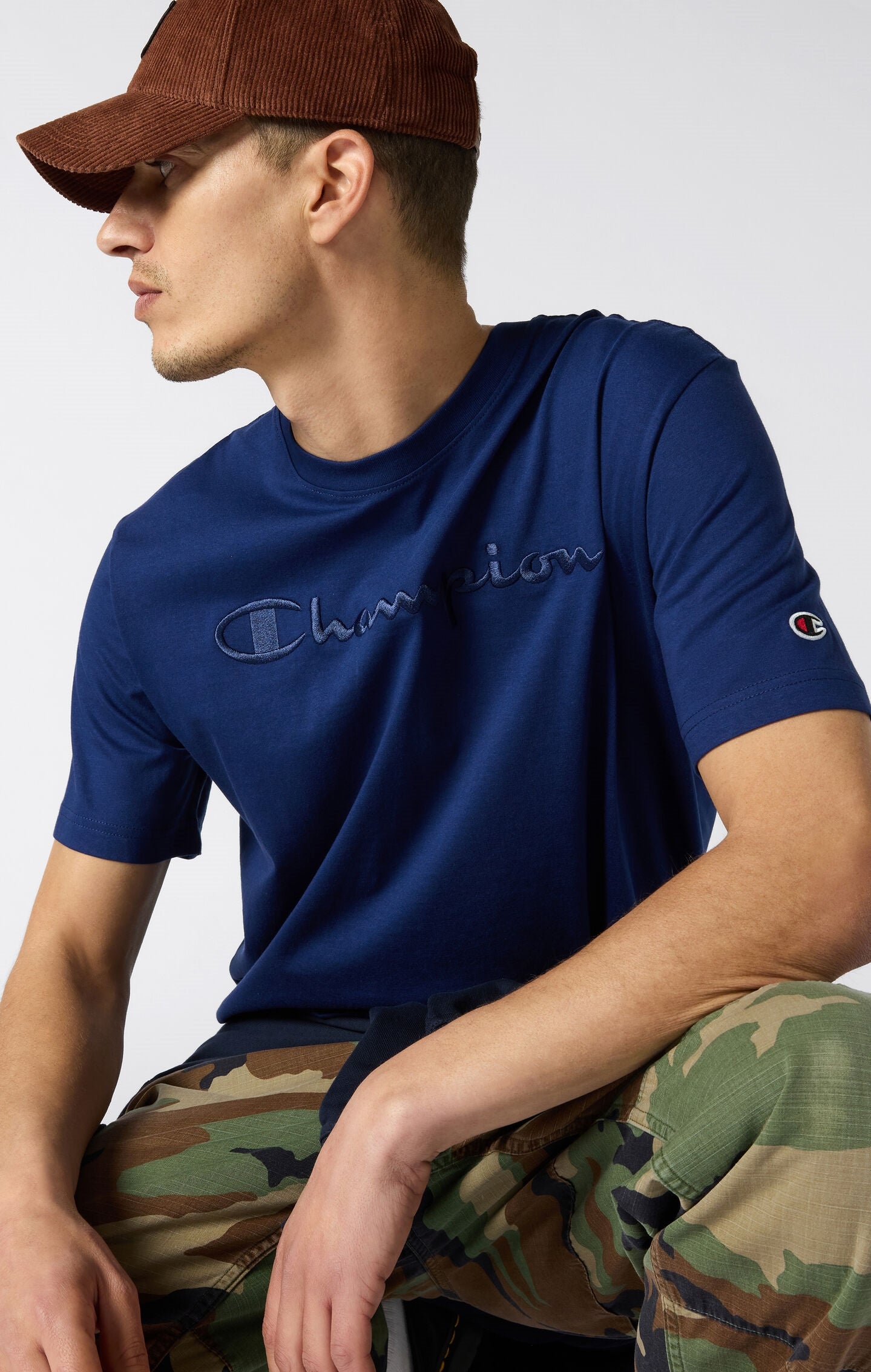 Tonal Big Logo Cotton T-Shirt