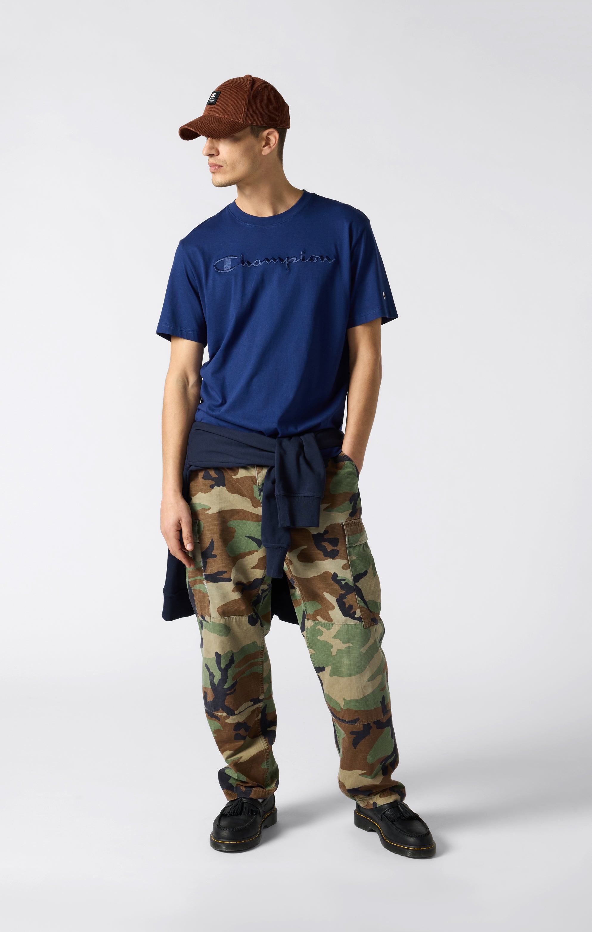Tonal Big Logo Cotton T-Shirt