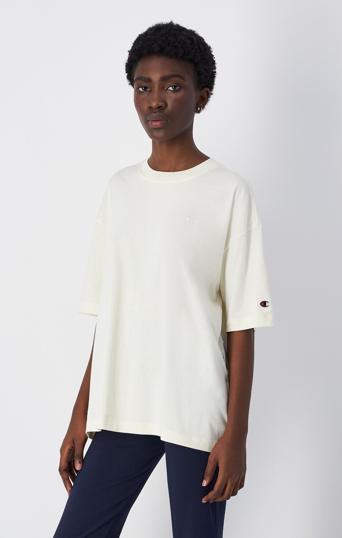 Women's Oversized Fit Light Short Sleeve Tee Icons