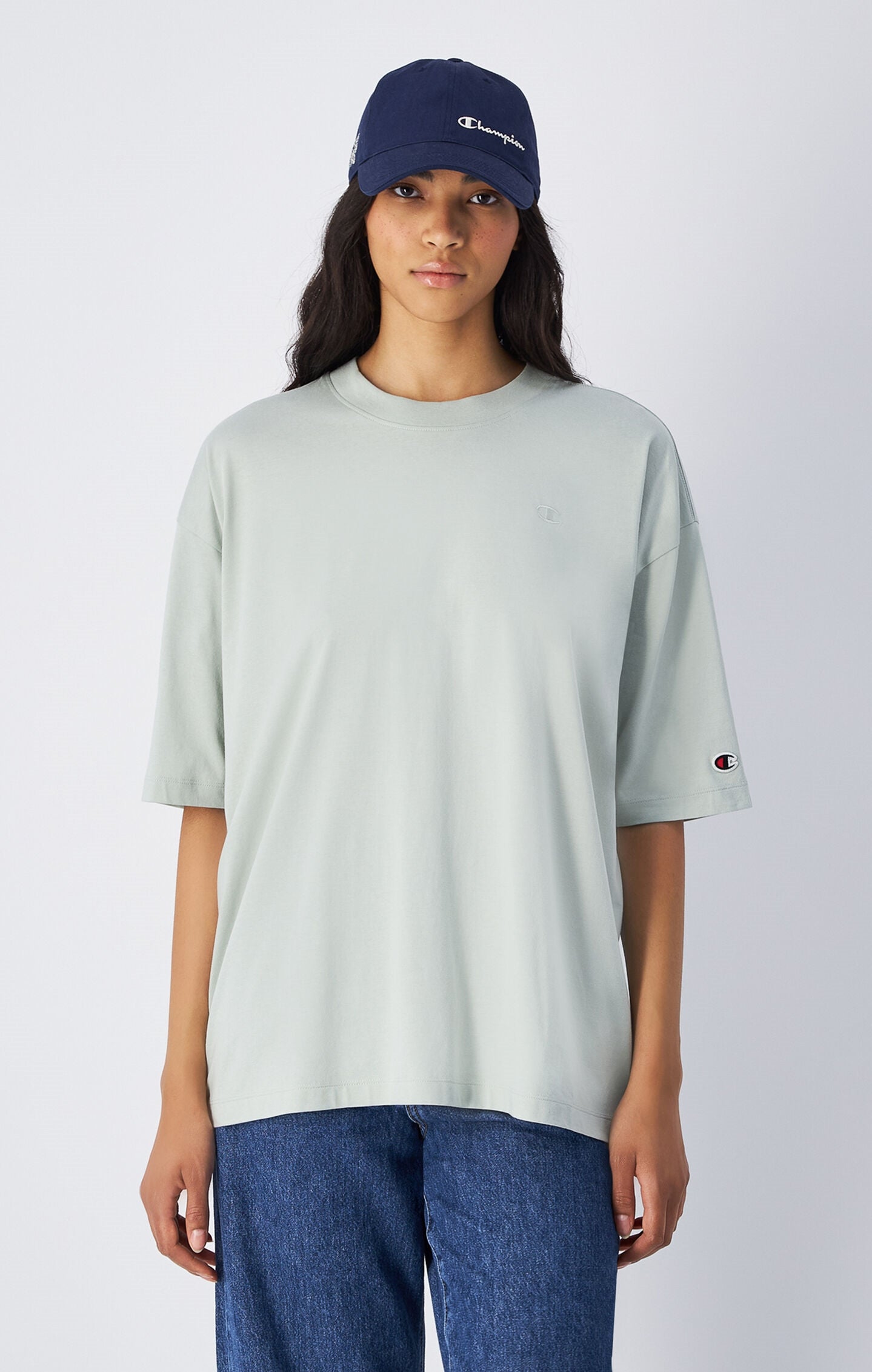 Women's Oversized Fit Light Short Sleeve Tee Icons