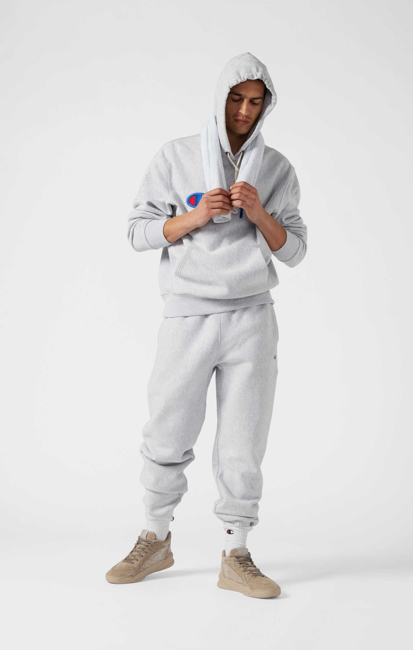 Reverse Weave Loose Joggers