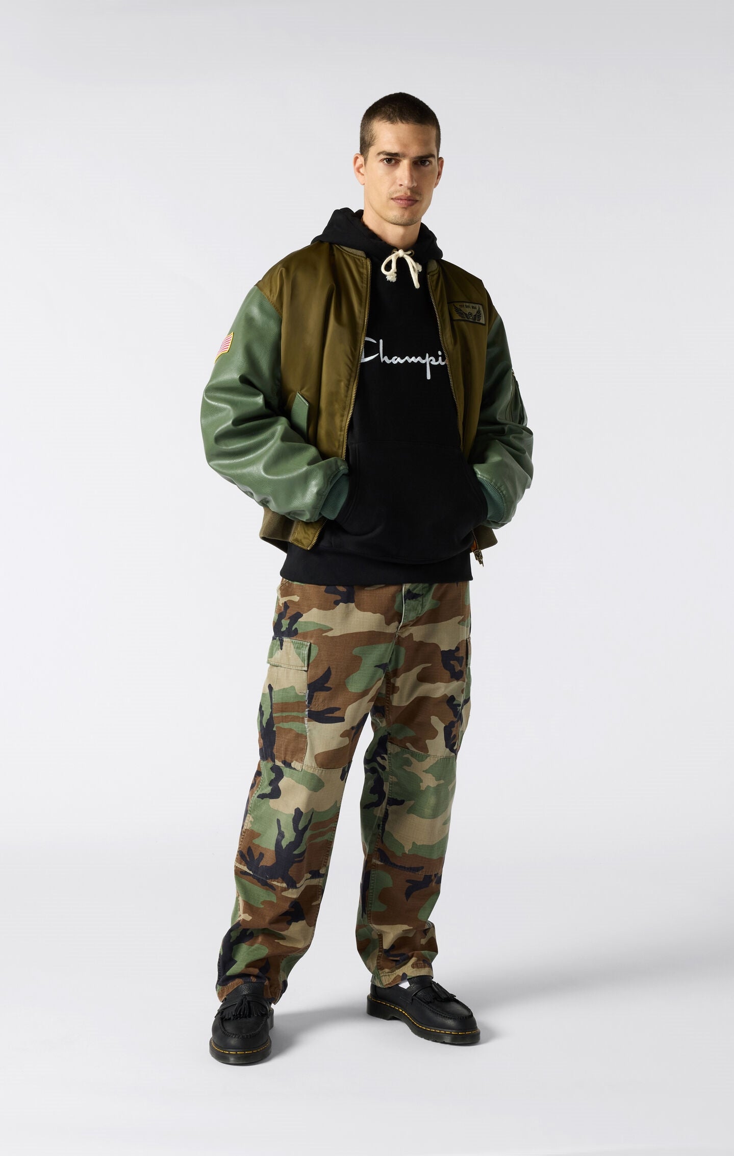 Reverse Weave Loose Fit Hoodie