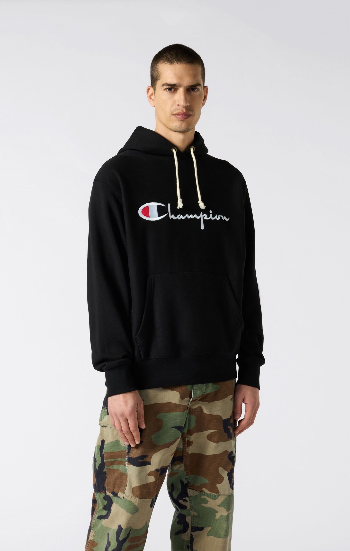 Reverse Weave Loose Fit Hoodie