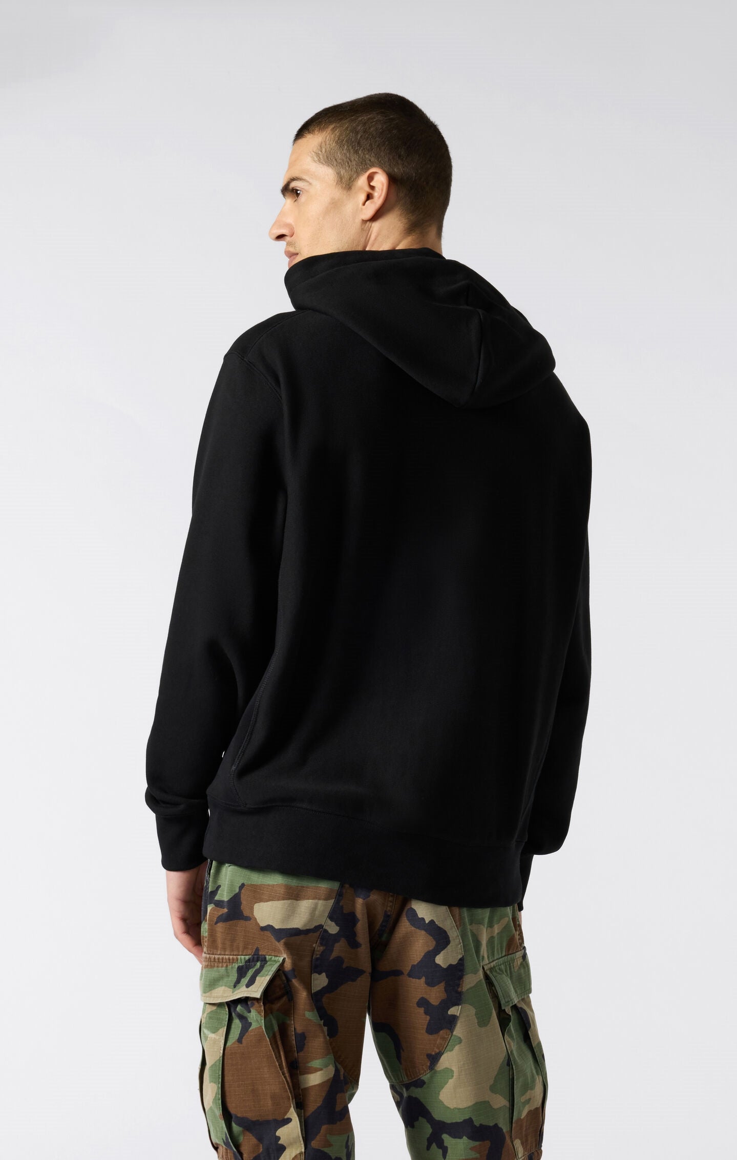 Reverse Weave Loose Fit Hoodie