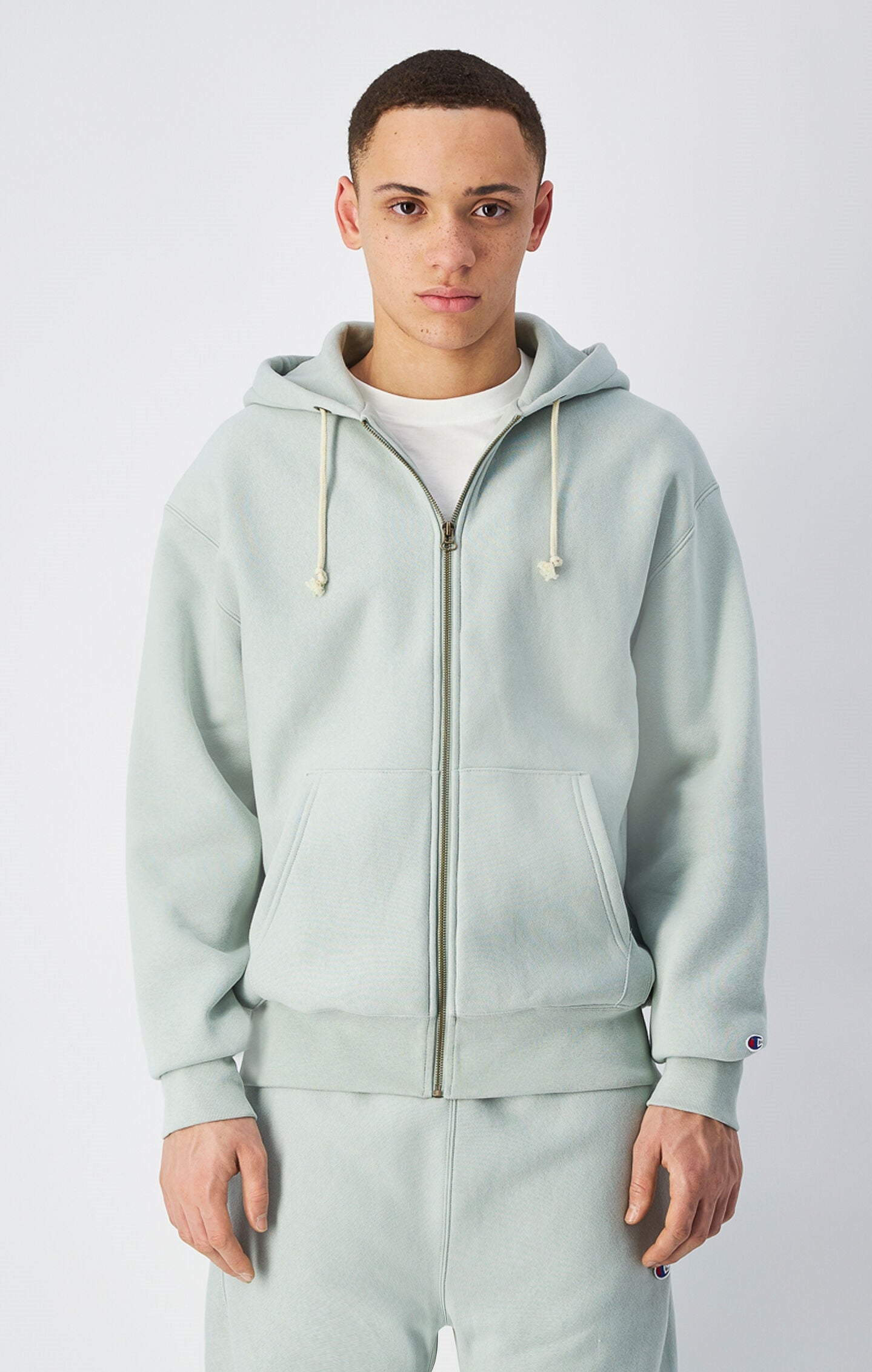 Reverse Weave Men's Fleece Zip Up Hoodie
