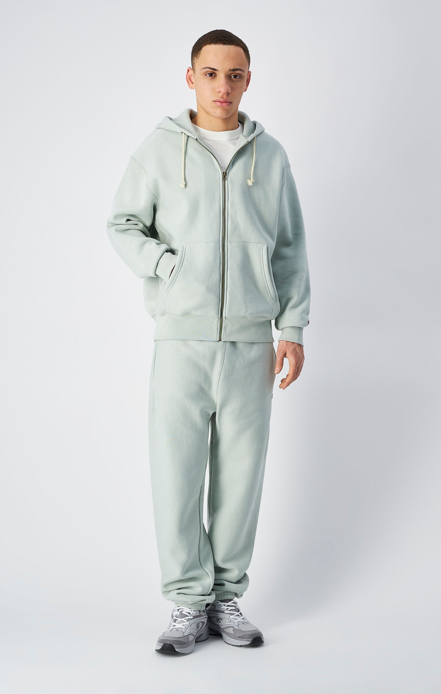 Reverse Weave Men's Fleece Zip Up Hoodie