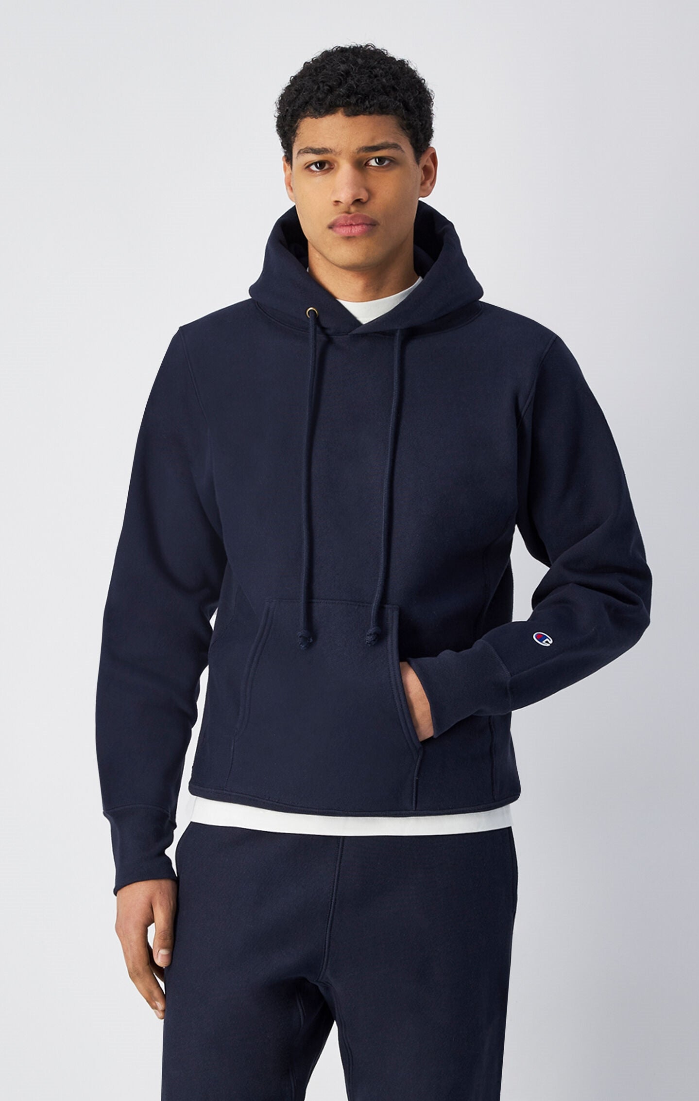 Reverse Weave Hooded Sweatshirt Made In USA