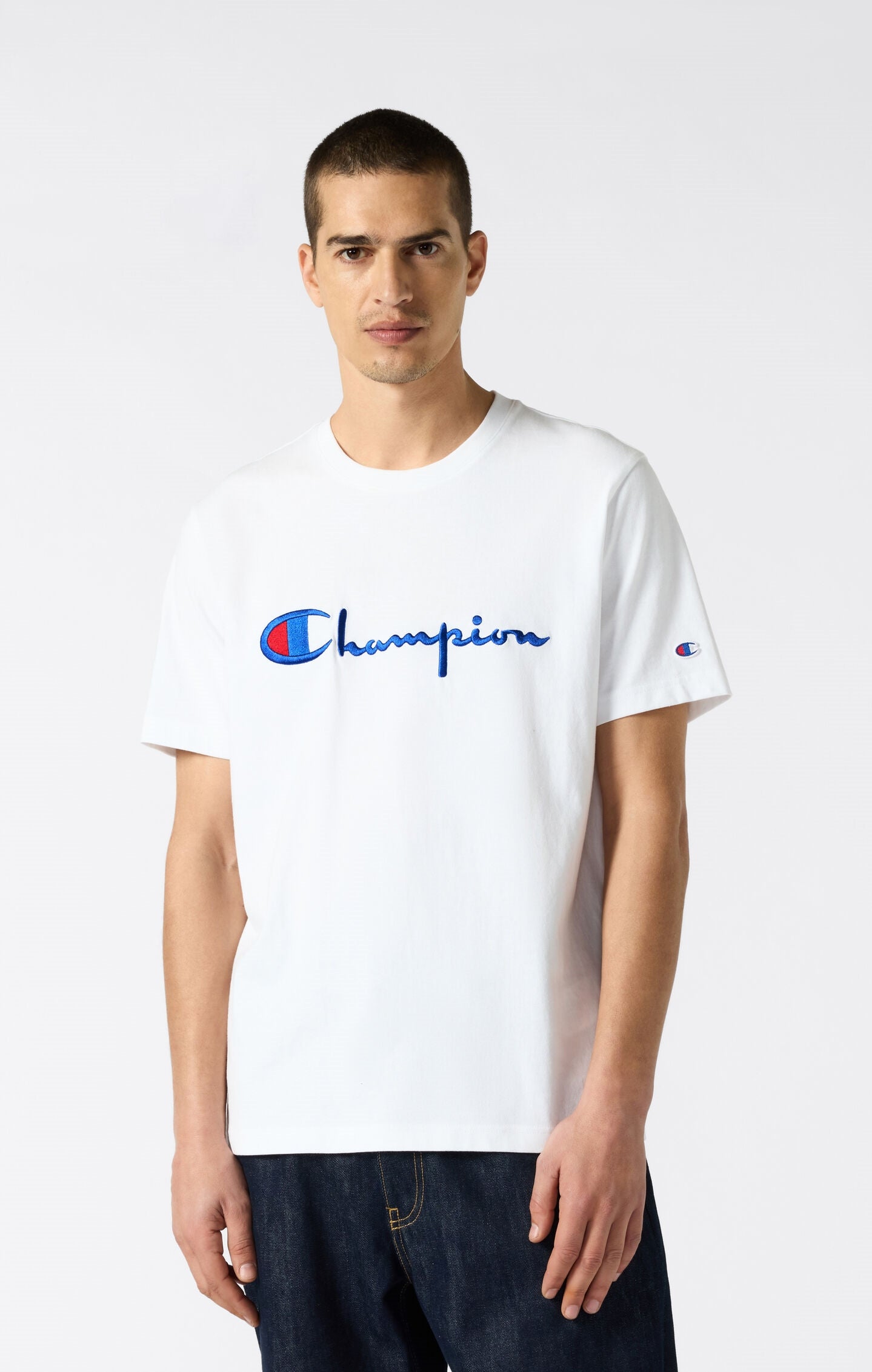 Men's T-Shirt in Reverse Weave