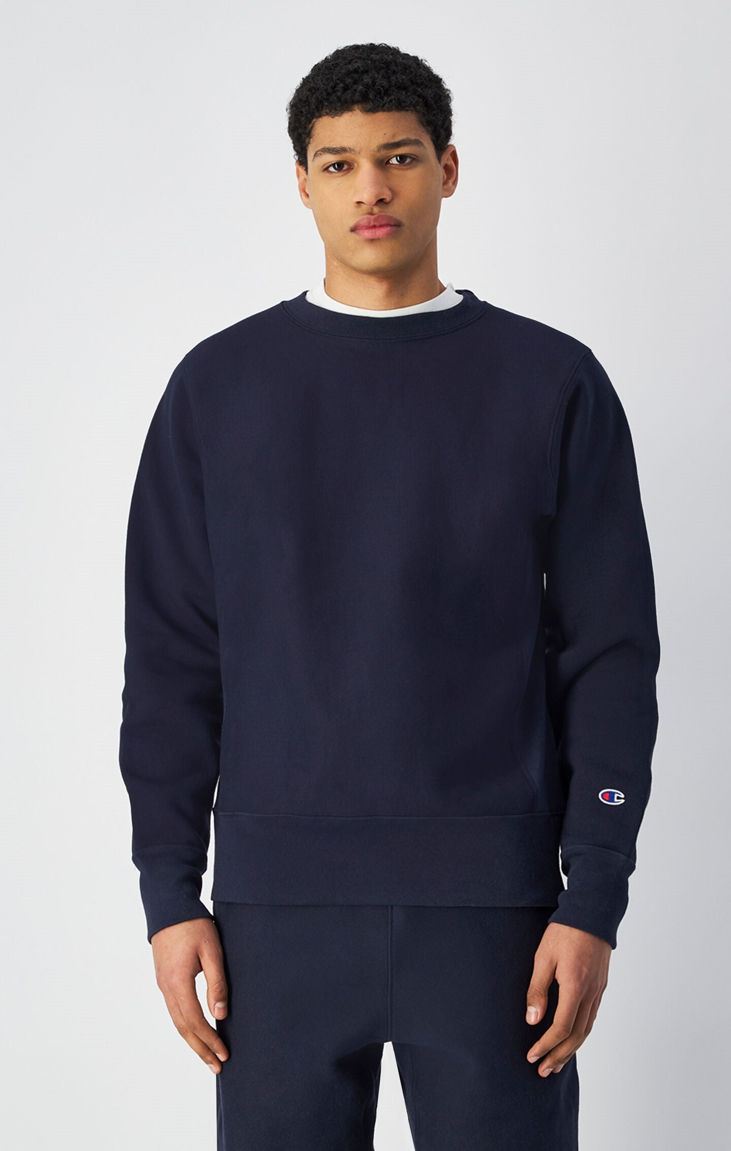 Reverse Weave Crewneck Sweatshirt Made In USA