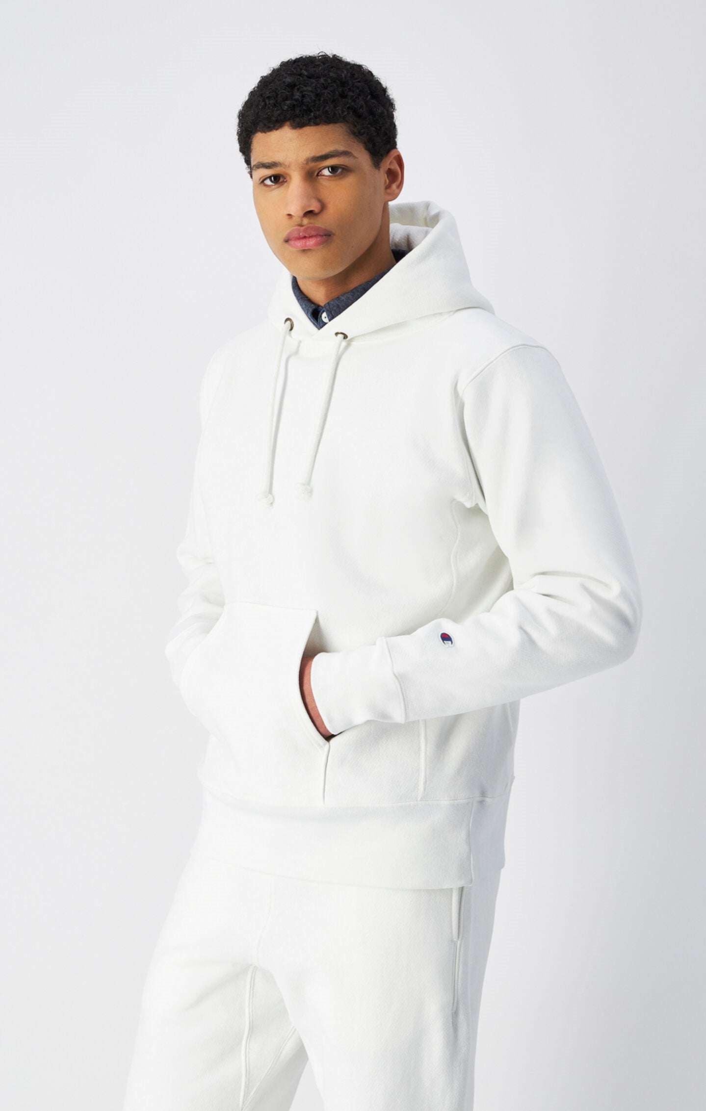 Reverse Weave Hooded Sweatshirt Made In USA
