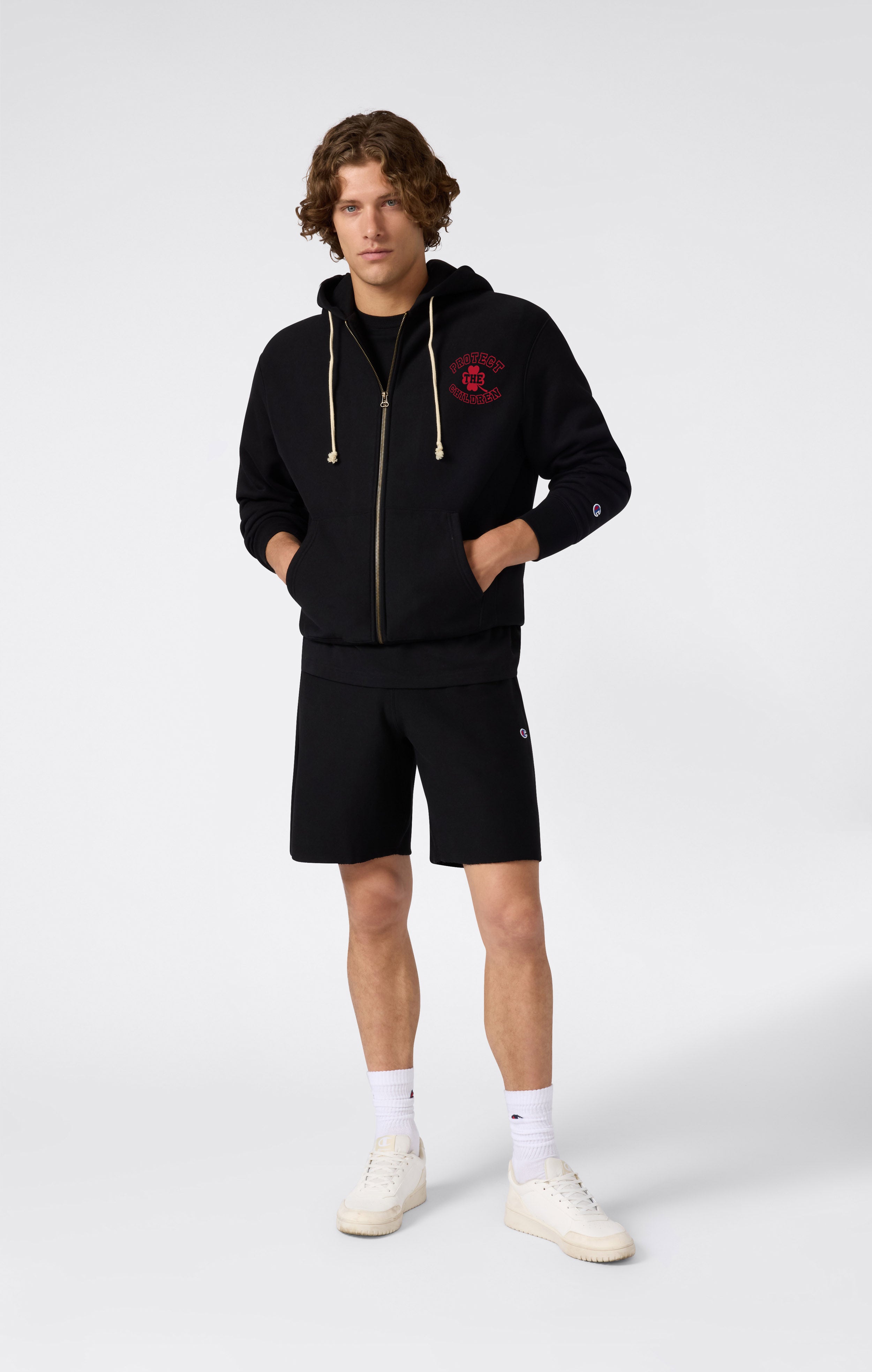 Champion x Protect The Children Reverse Weave Full Zip Hoodie
