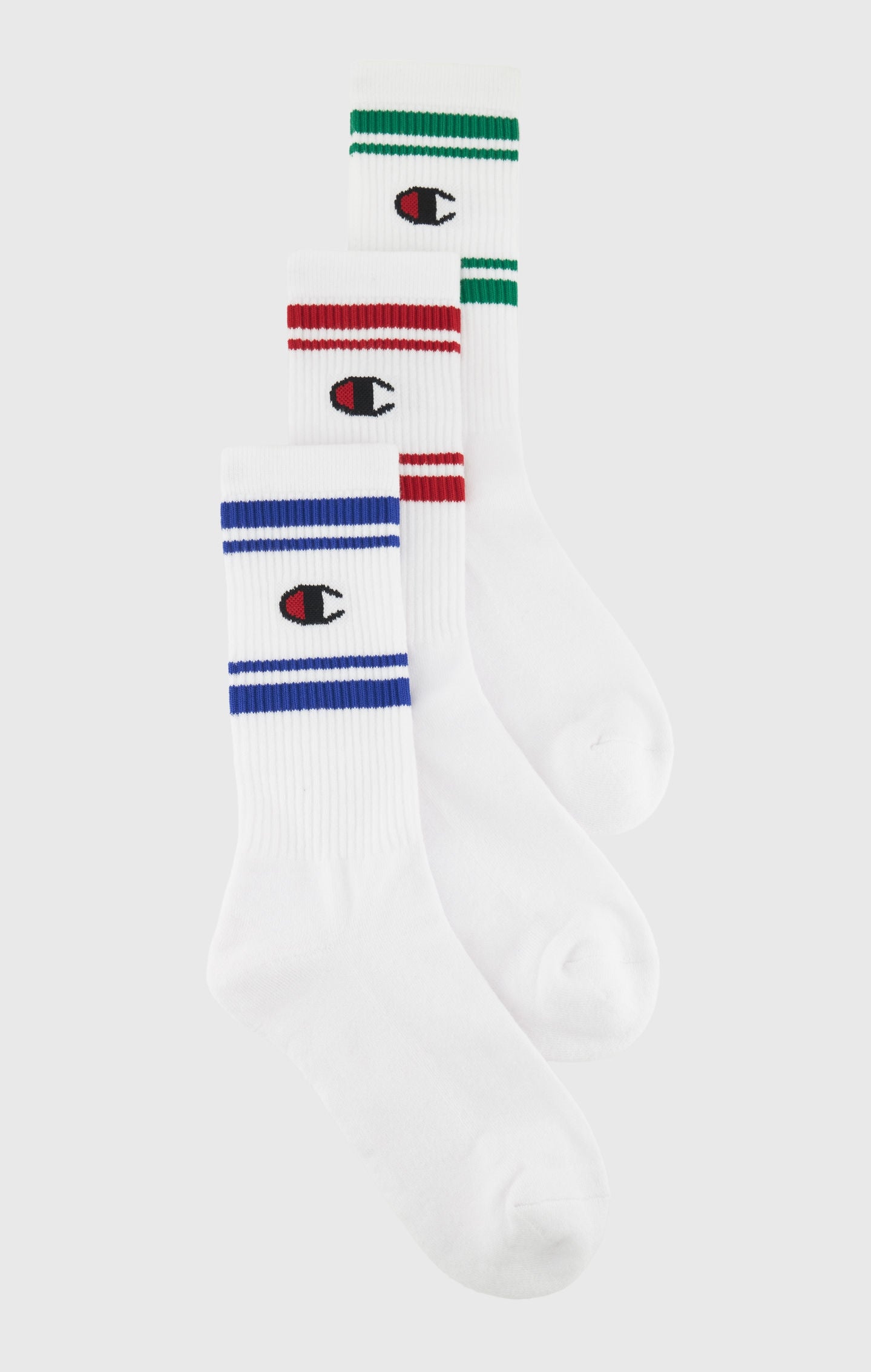 Triple Pack Crew Length Socks