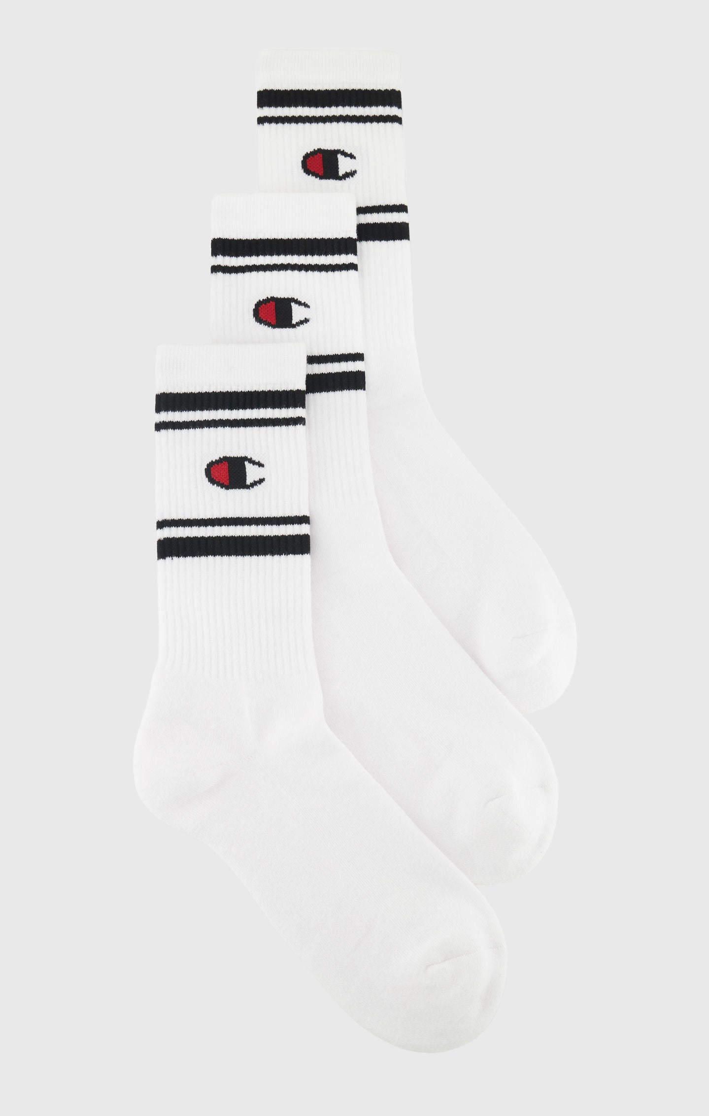 Triple Pack Crew Length Socks
