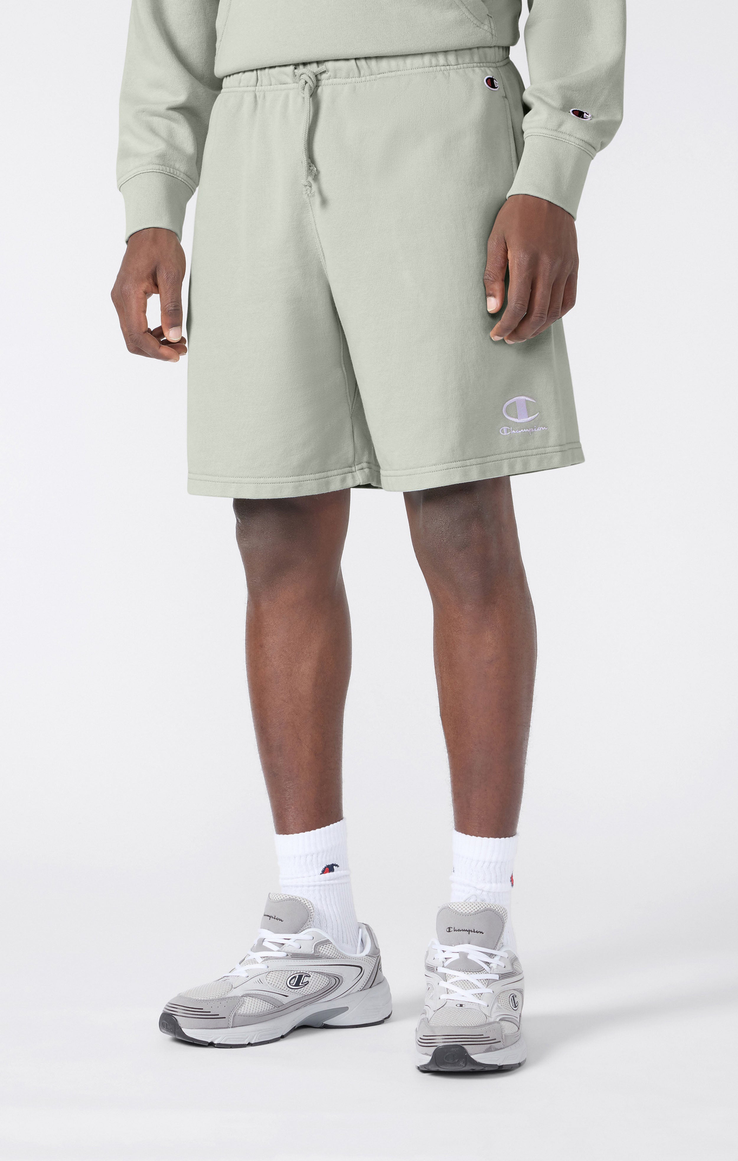 Men's Lightweight Washed-Effect Shorts Icons