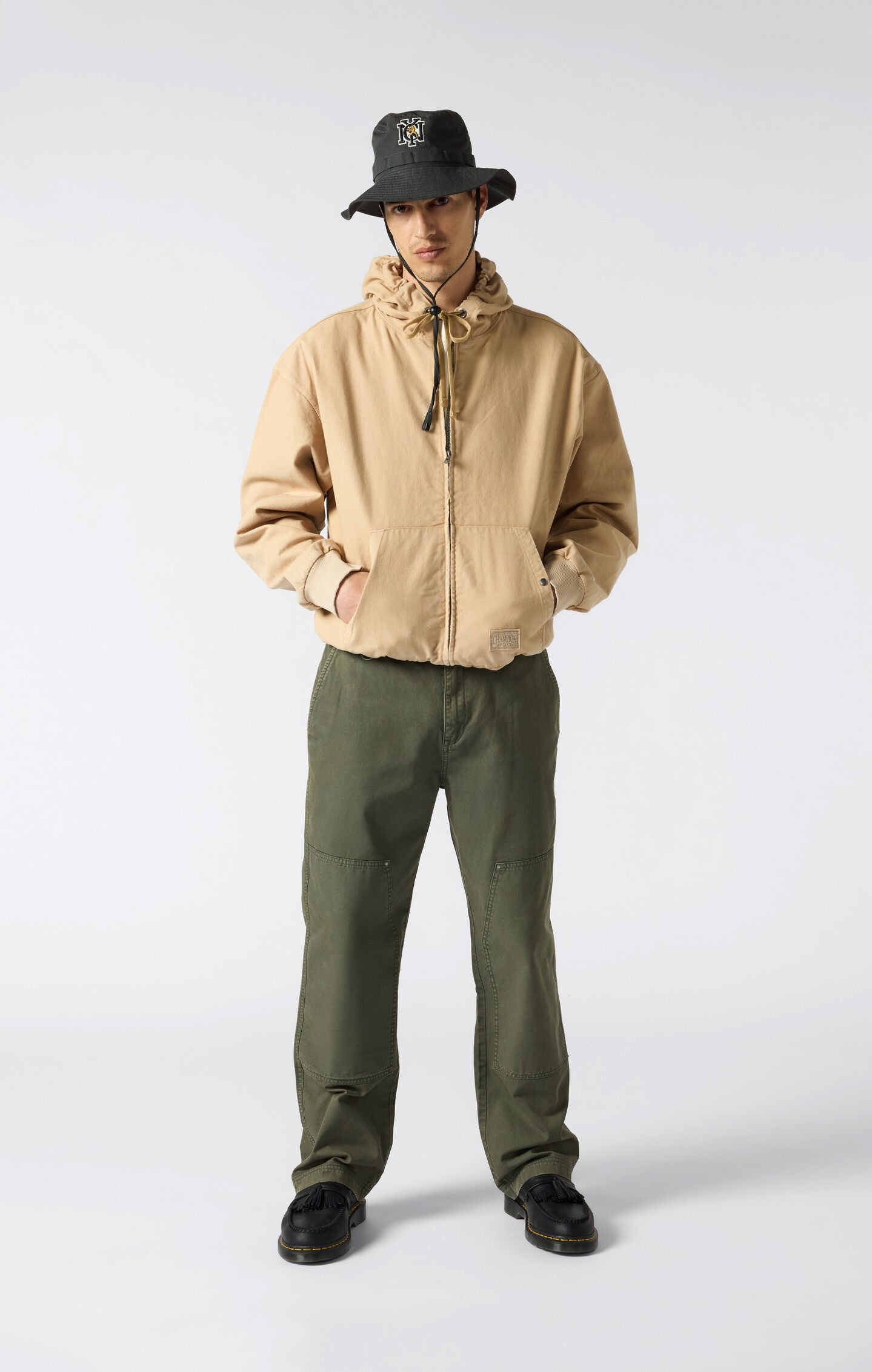 Men's Time Capsule Washed Look Straight Hem Pants