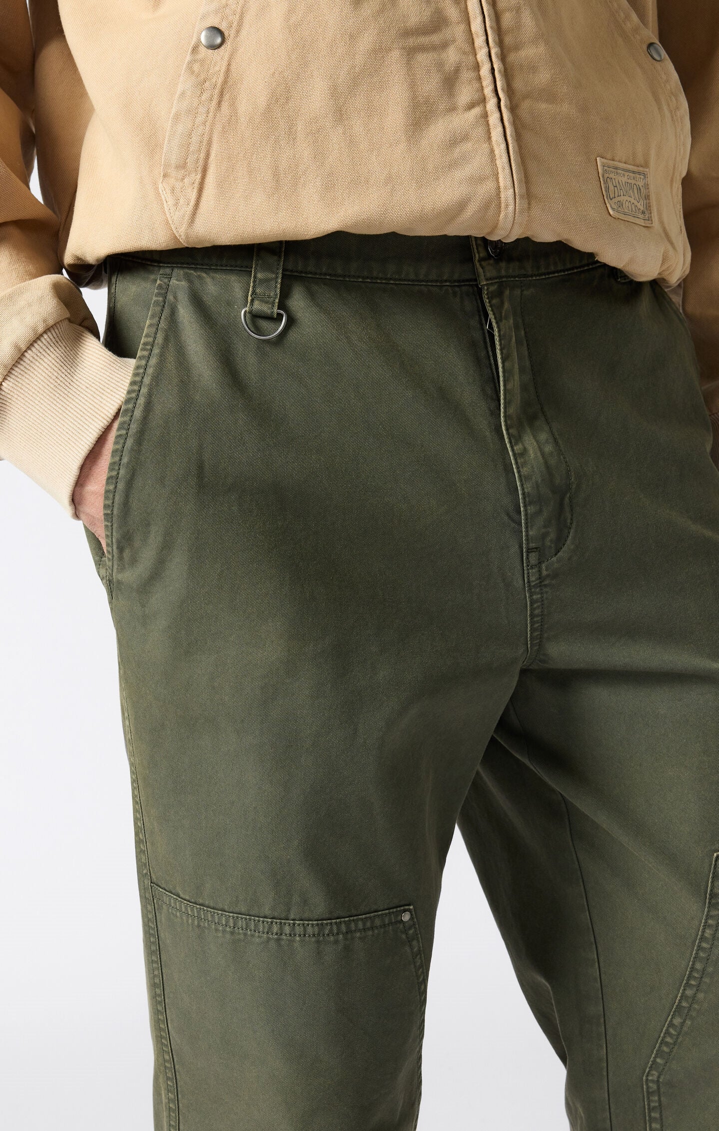 Men's Time Capsule Washed Look Straight Hem Pants