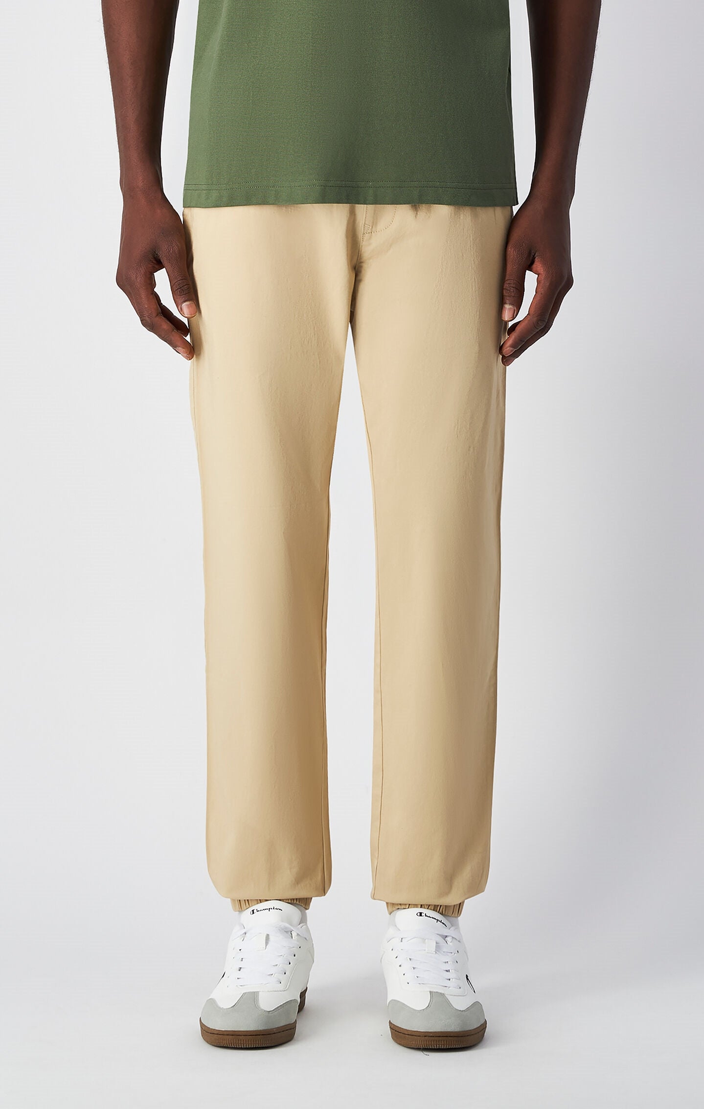 Men's Washed Look Cuffed Pants