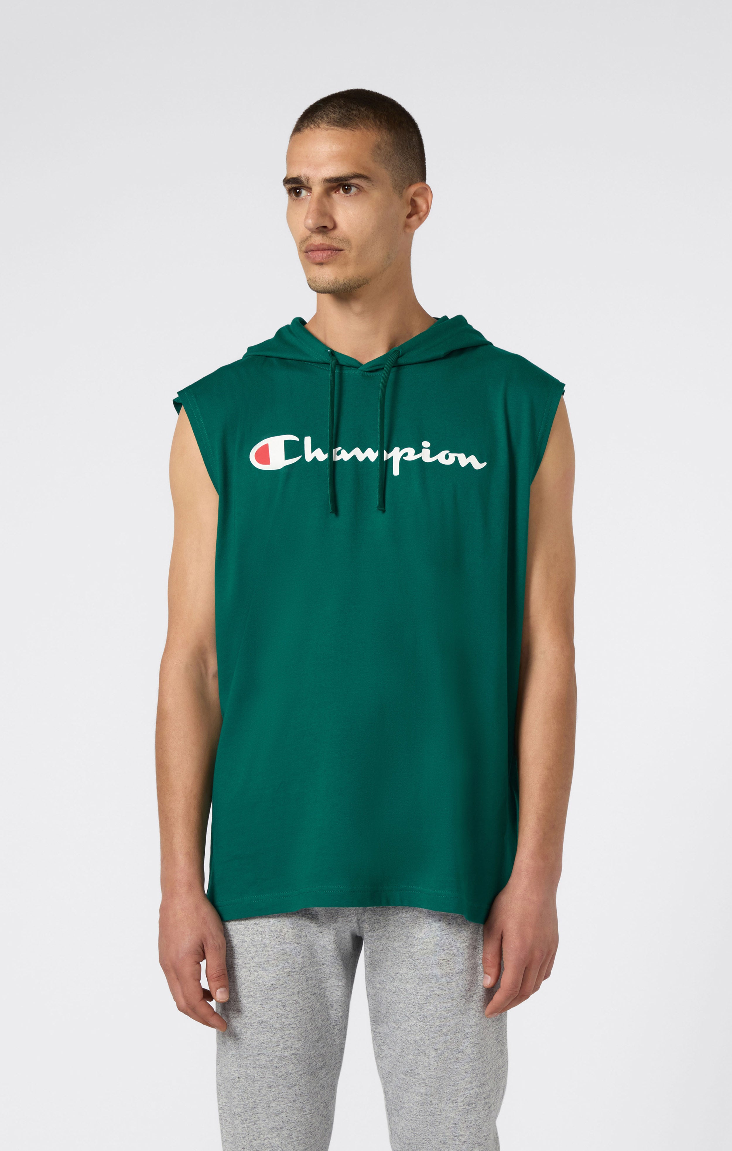 Men's Cotton Tank Top With Hood Icons