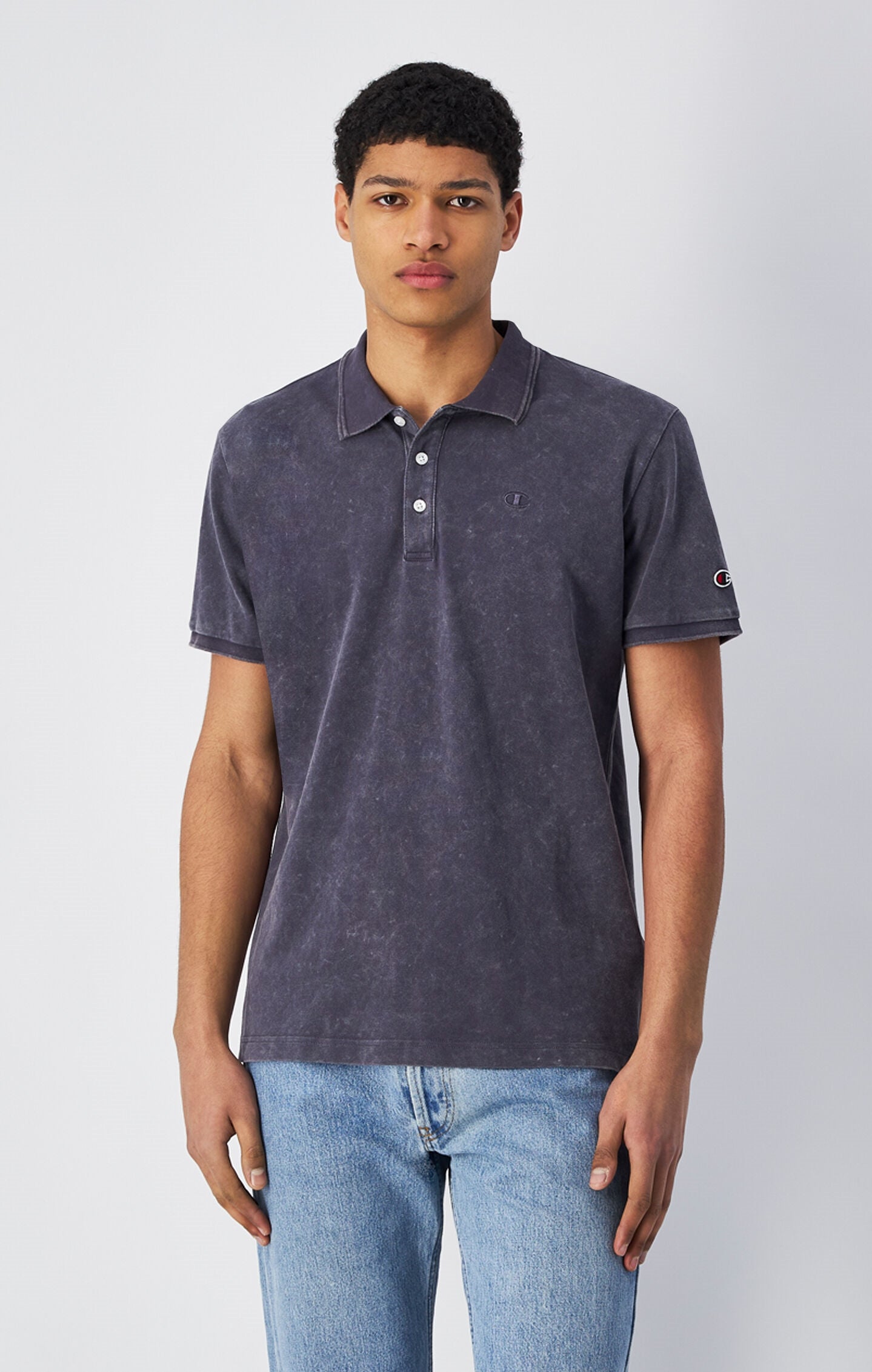 Men's Washed Look Polo
