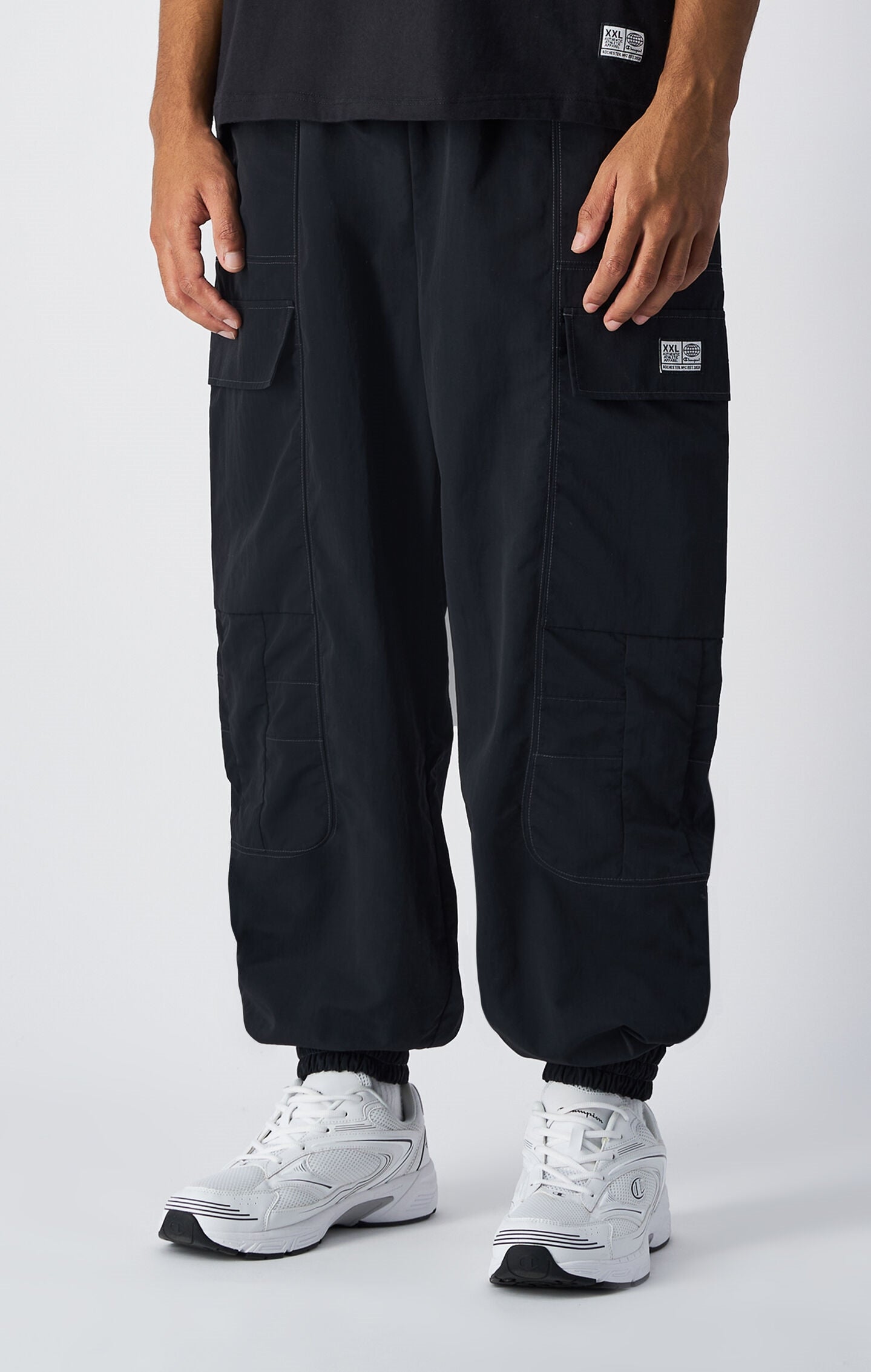 Men's Loose Fit Nylon Cargo Pants